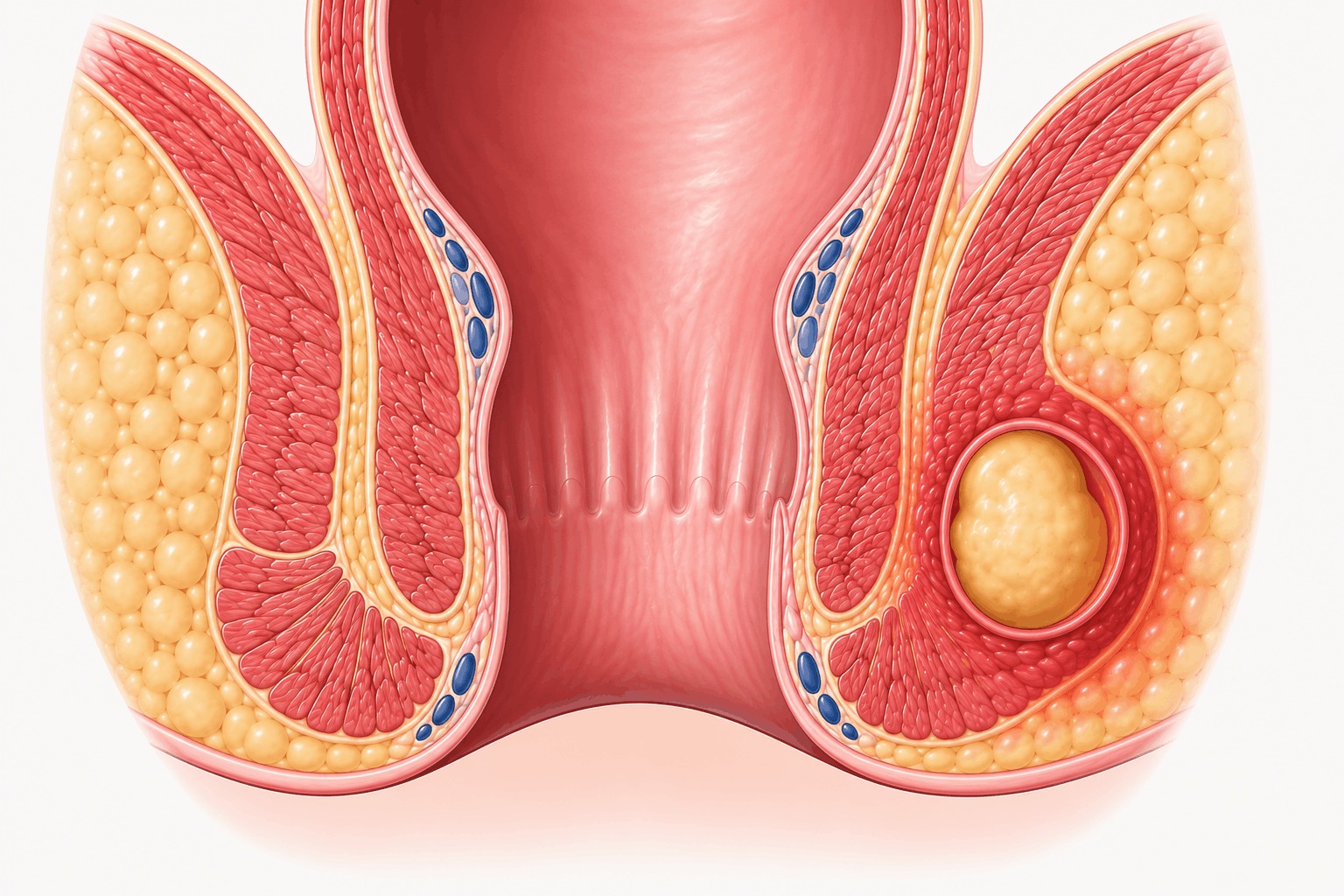 Perianal abscess problem in the anal